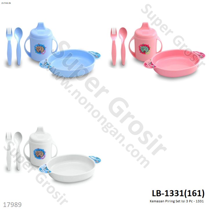 Kemasan Piring Set Isi 3 Pc - 1331