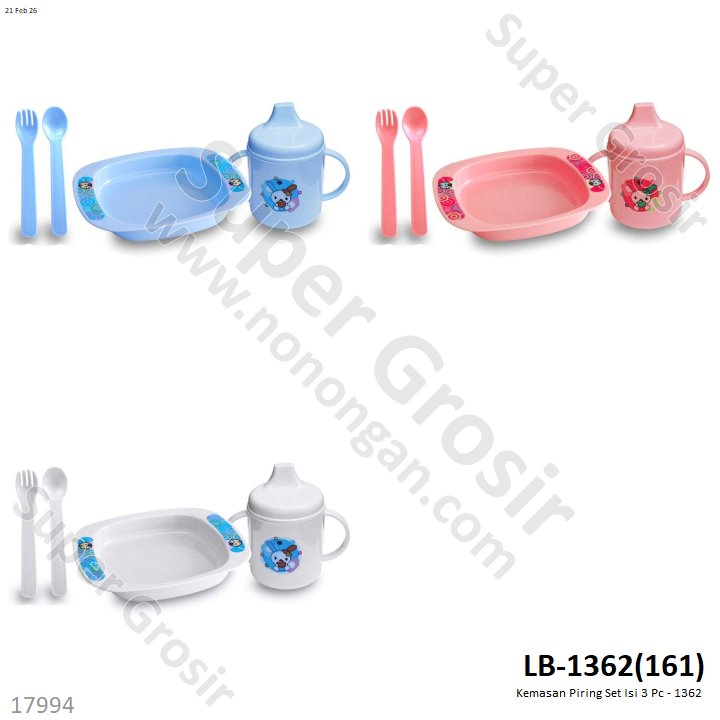 Kemasan Piring Set Isi 3 Pcs Ktg