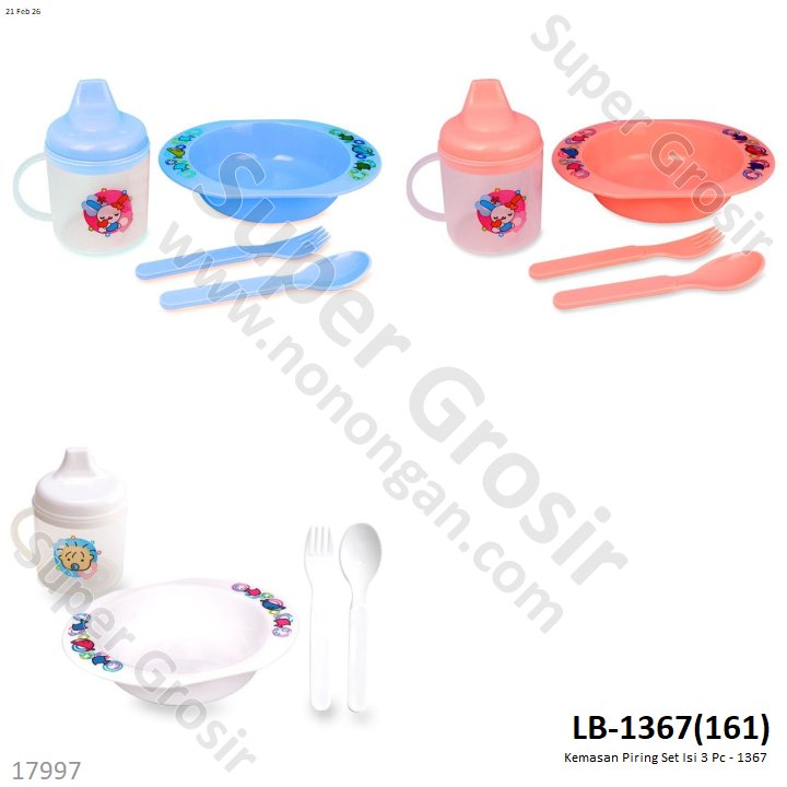 Kemasan Piring Set Isi 3 Pcs Ktg