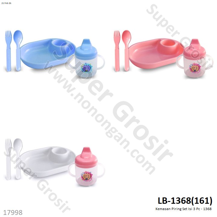 Kemasan Piring Set Isi 3 Pcs Ktg