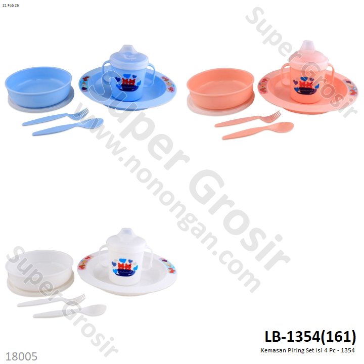 Kemasan Piring Set Isi 4 Pcs Beruang Ktg