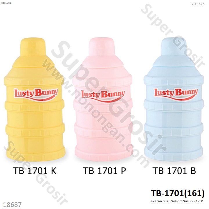 Takaran Susu Solid 3 Susun Press @6