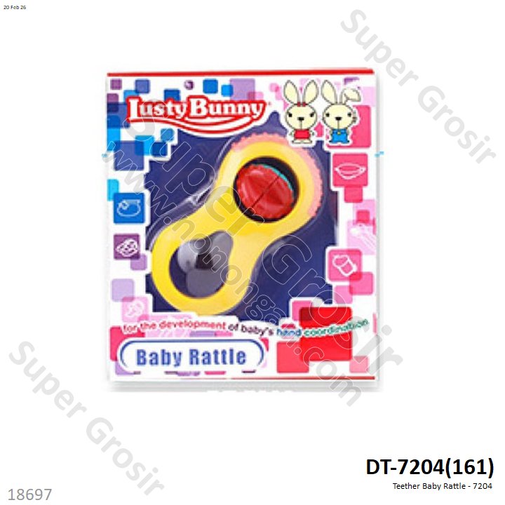 Teether Baby Rattle - 7204