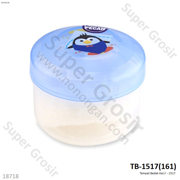 Tempat Bedak 1 Lubang Kecil Pinguin