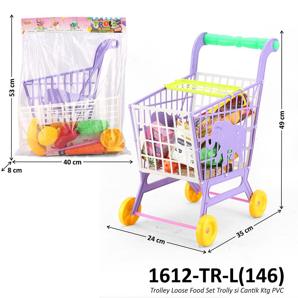 Trolley Belanja Isi Barang Belanjaan Trolly Si Cantik Ktg PVC @36
