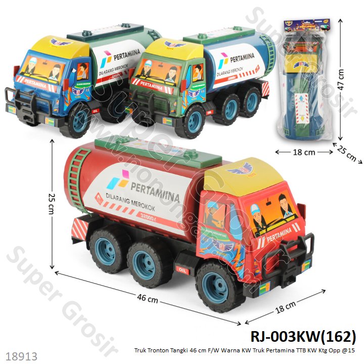 Truk Tangki Tronton F/W 46 cm Pertamina Warna KW Ktg Opp @15 