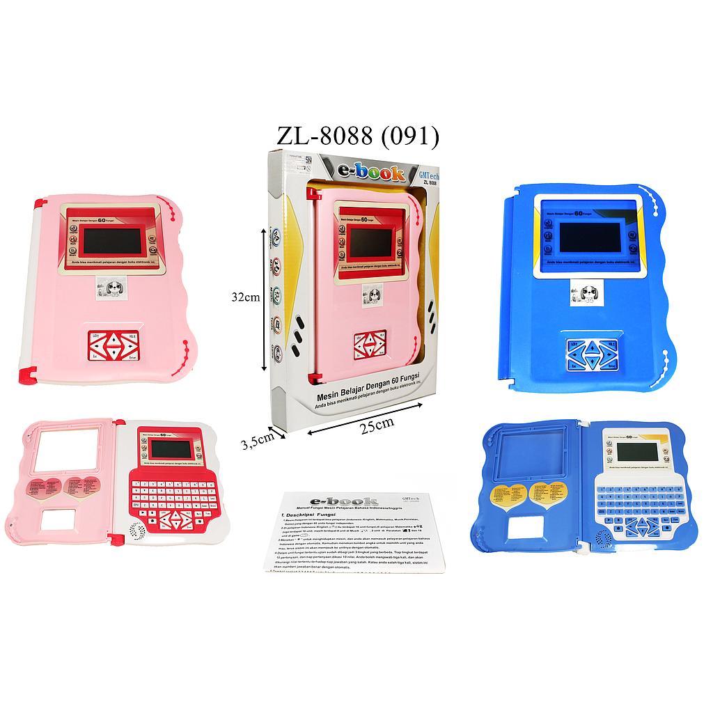 Mainan Edukasi E-Book 60 Fungsi Box Window @24
