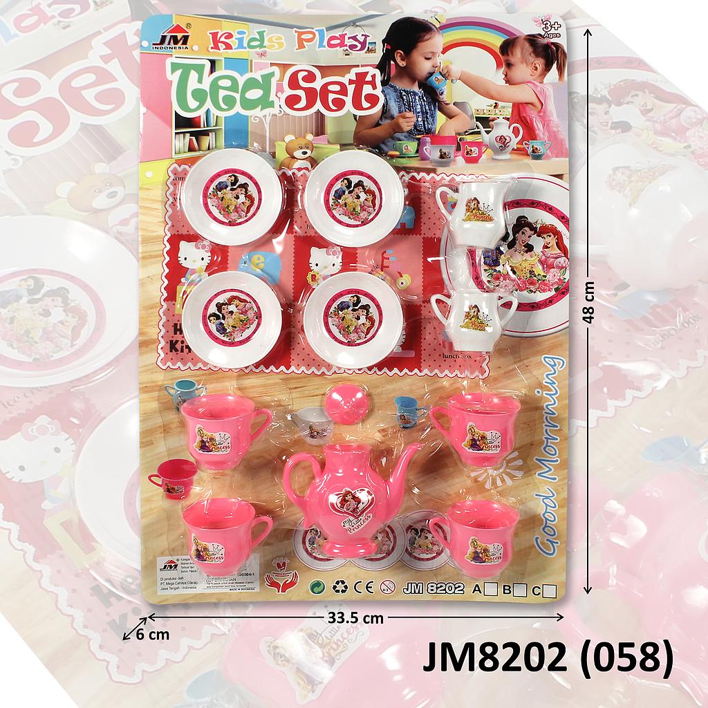 Teko Set Kids Play Tea Set Press @72