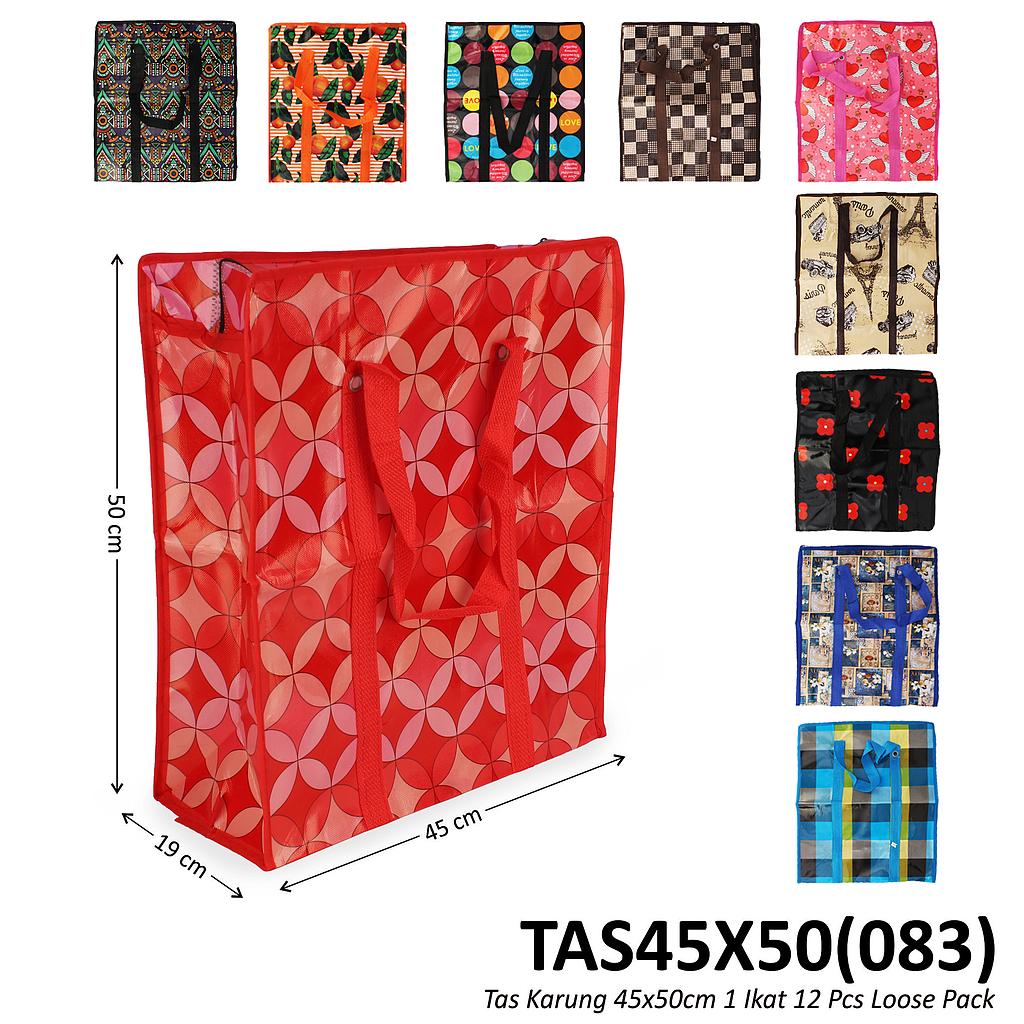 Tas Laundry Motif 45x50 cm 1 Ikat 10 Pcs Loose Pack @120
