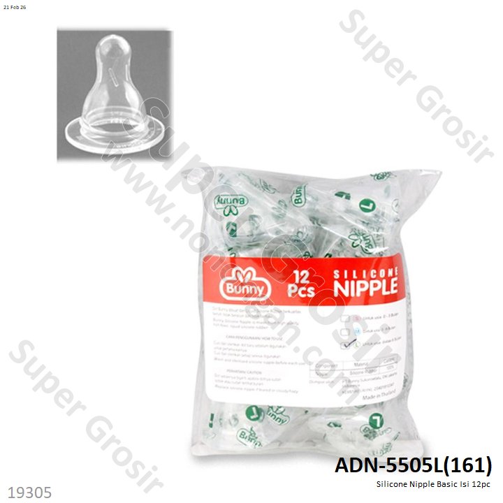 Silicone Nipple Basic Isi 12pc