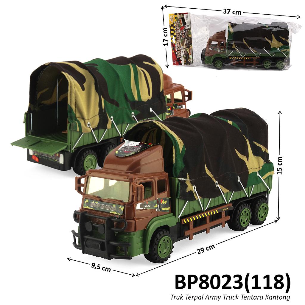 Truk Milter Dump Terpal 29 cm Truck Tentara Ktg PVC @72