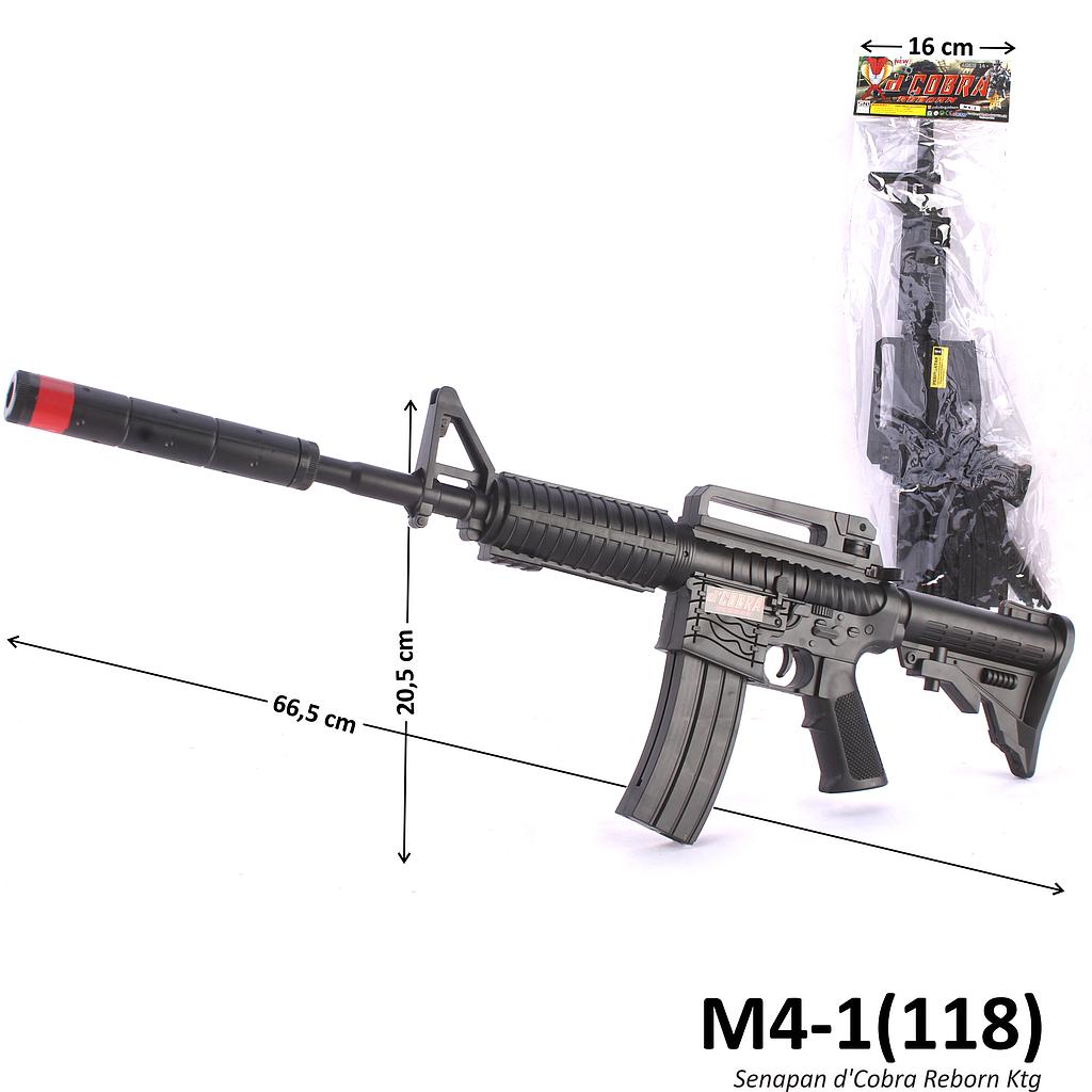 Senapan Peluru Plastik 66 cm D'Cobra Reborn Ktg PVC @72