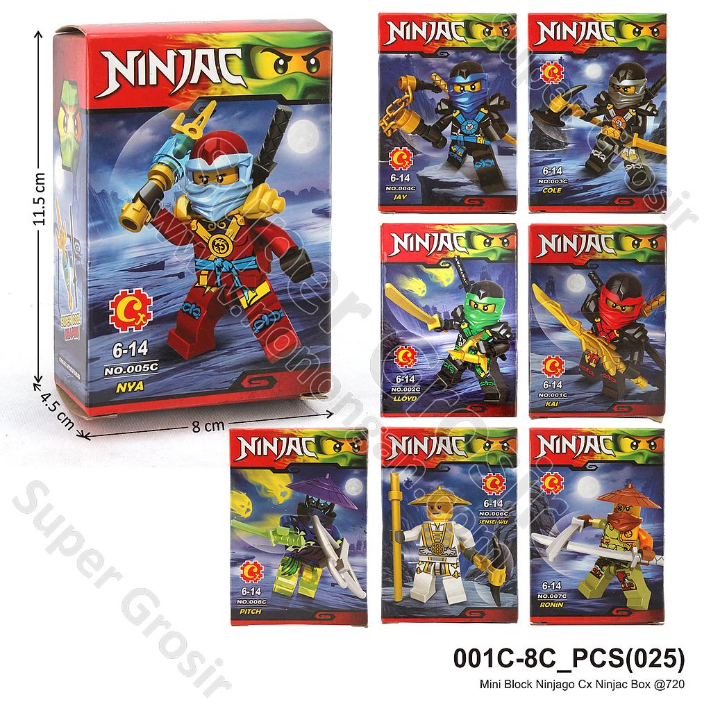 (Online) Mini Block Ninjago Cx Ninjac Box @720