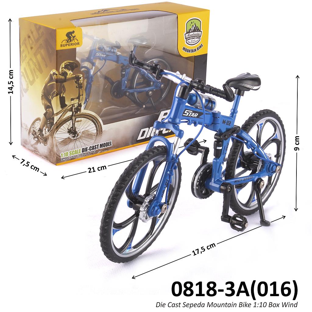 Diecast Sepeda 1:10 Mountain Bike Box Window @96
