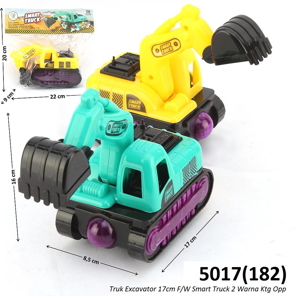 Excavator F/W 17 cm Smart Truck 2 Warna Ktg Opp @96
