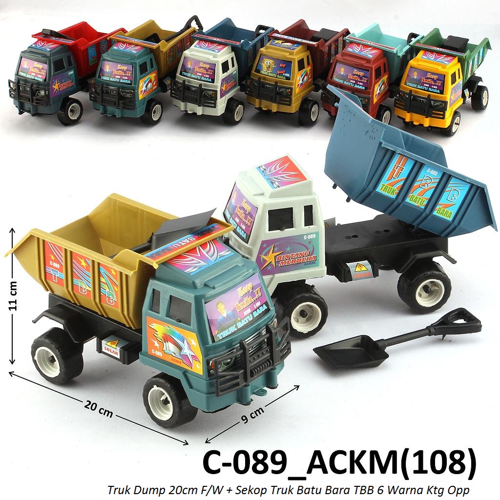 Truk Dump F/W 20 cm dan Sekop Truk Batu Bara TBB Ktg Opp @96