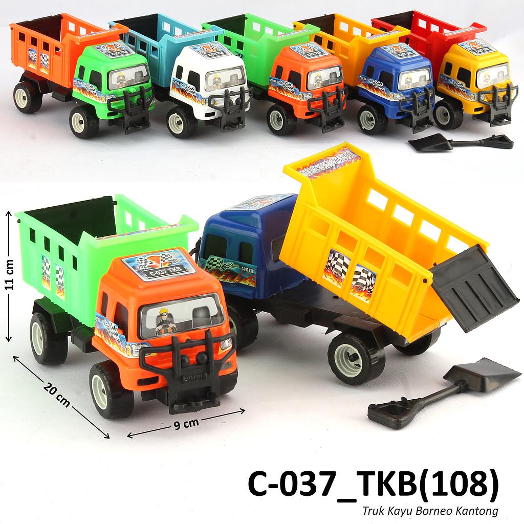 Truk Dump F/W 20 cm dan Sekop Truck Kayu Borneo Ktg Opp @96