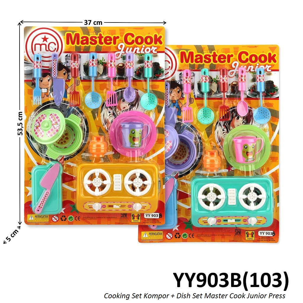 Cooking Set Press + Kompor Acc Master Cook Junior Press @36
