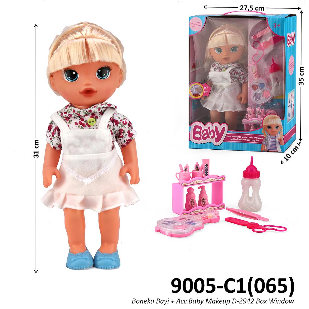 Boneka Anak + Make Up + Acc Baby D-2942 Box Window @36