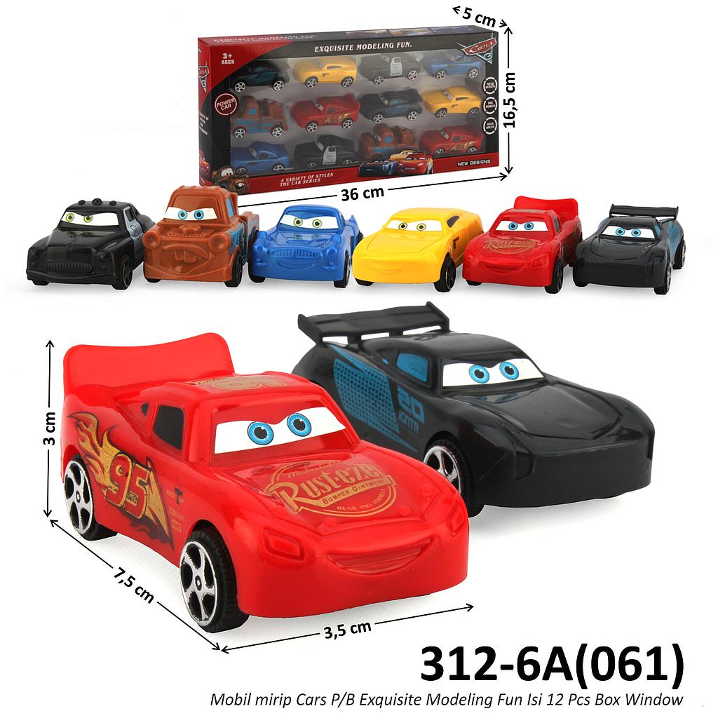 Mobil The Cars 12 Pcs P/B Exquisite Modeling Fun Box Window @96