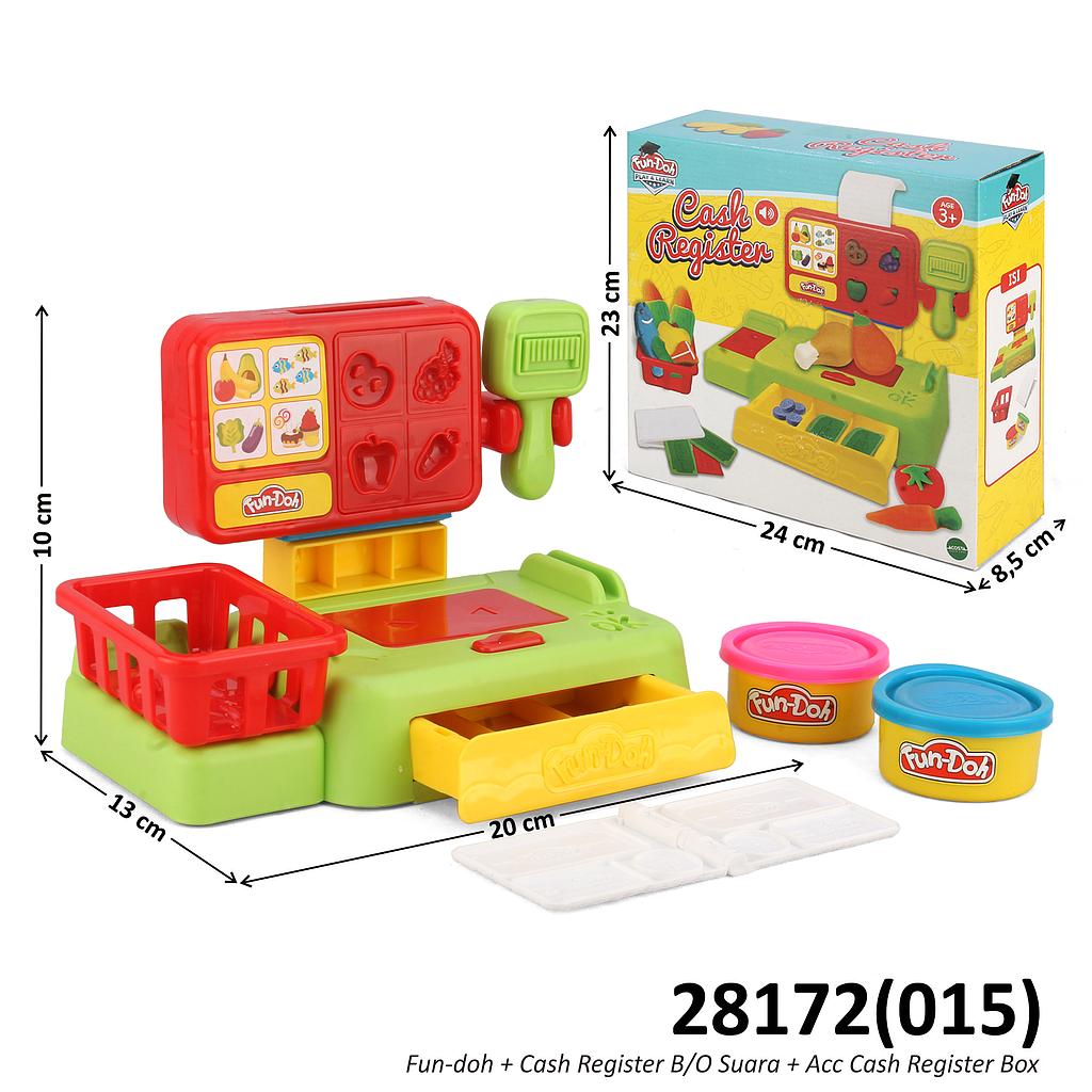 Fun-Doh Cash Register B/O Suara Box @36