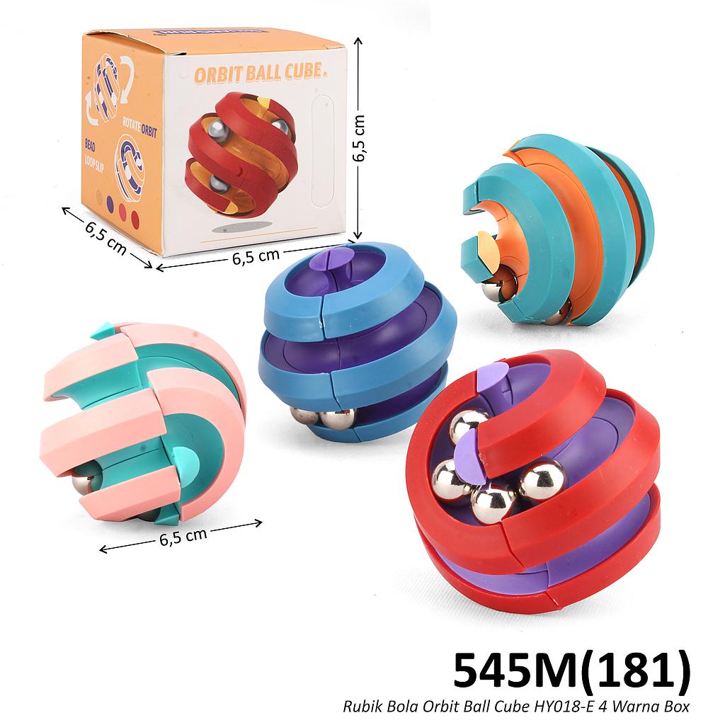 Rubik Bola Orbit Ball Cube HY018-E 4 Warna Box @240
