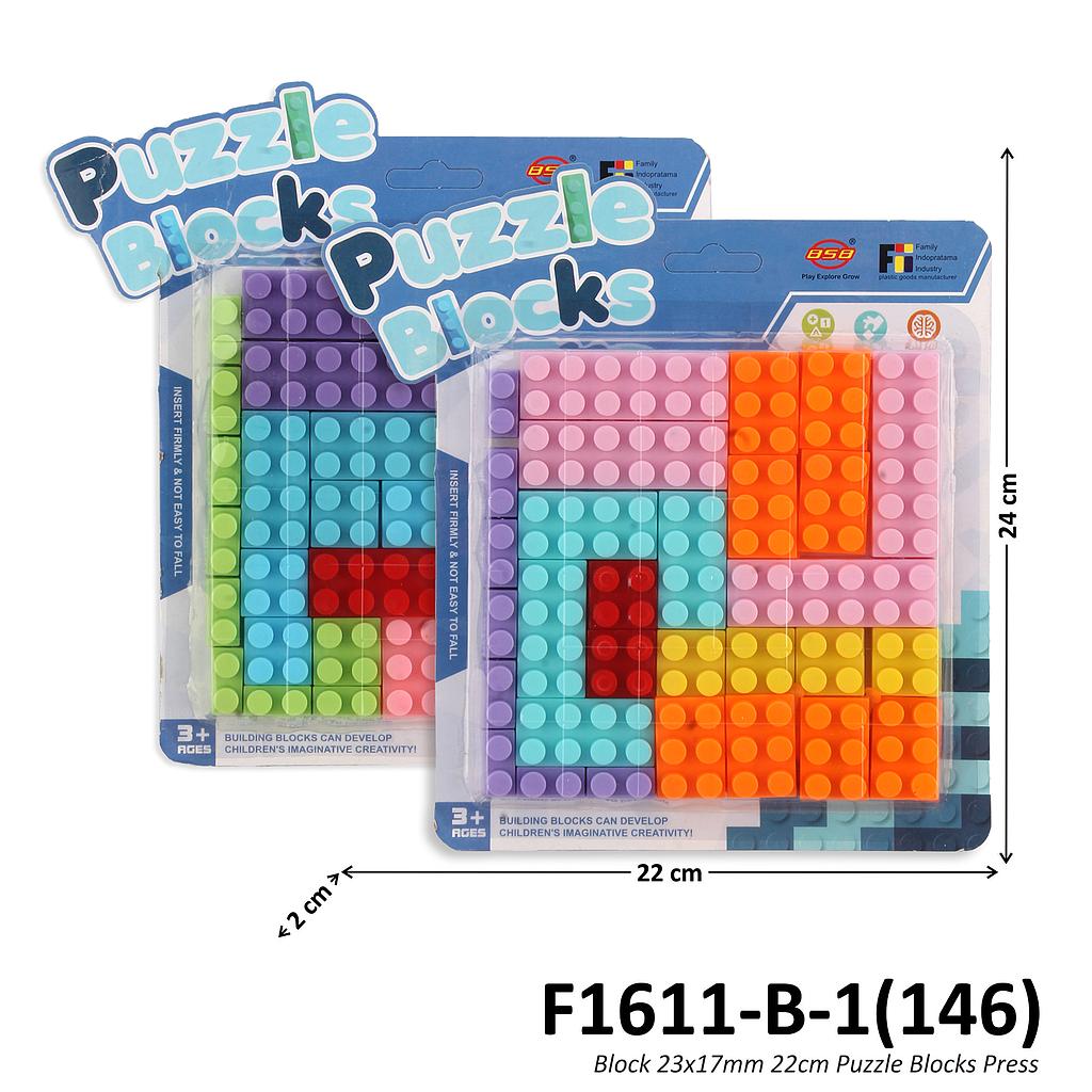 Block 23x17 mm Puzzle Blocks Press @186