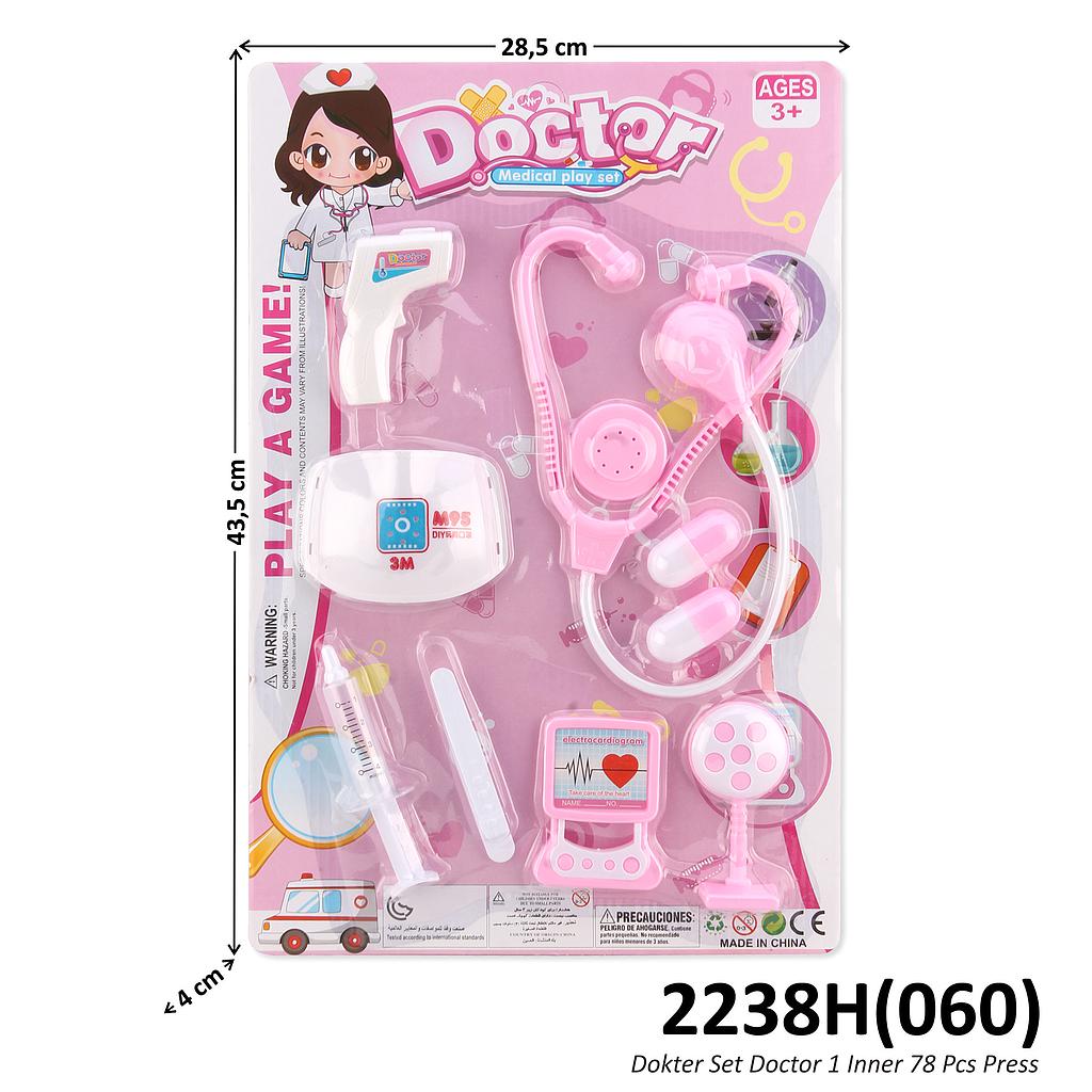 Dokter Set Doctor KJ1214A-7 1 Inner 78 Pcs Press @156