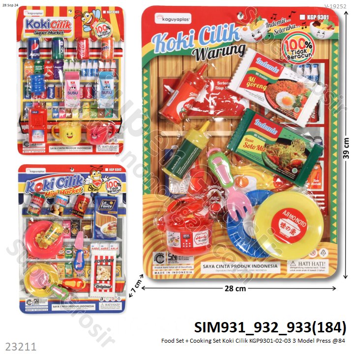 Food Set + Cooking Set Koki Cilik KGP931-2-3 Press @42