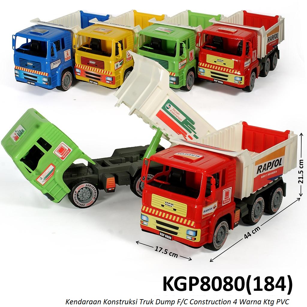 Truk Konstruksi Truk Dump Tronton F/C Construction 4 Warna Ktg PVC @16