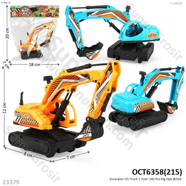 Excavator F/C Truck 1 Inner 160 Pcs Ktg Opp @320