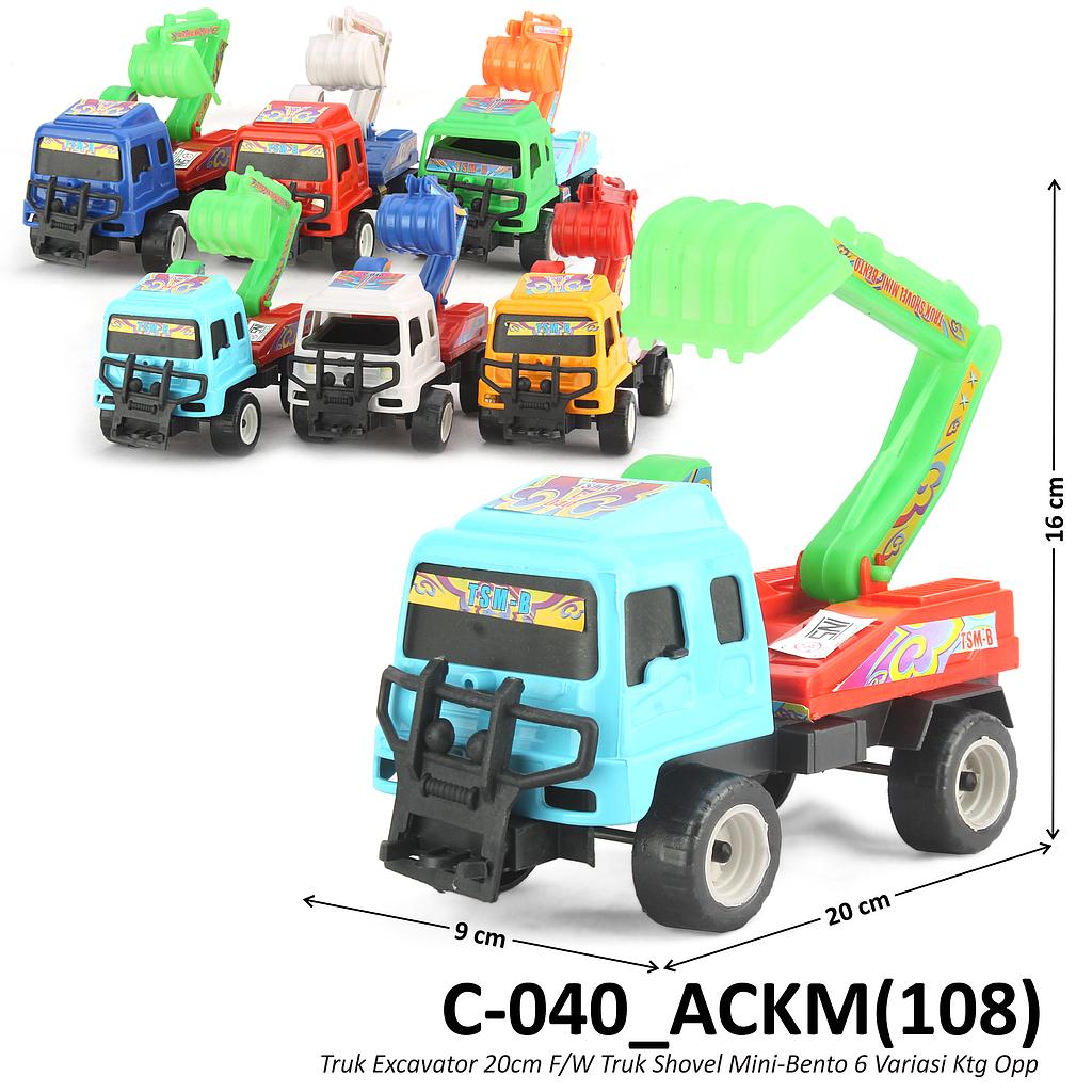 Truk Excavator F/W 20 cm Truk Shovel Mini-Bento 6 Variasi Ktg Opp @96