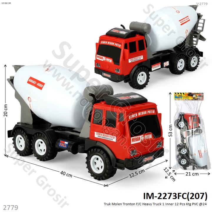Truk Molen Tronton F/C Heavy Truck 1 Inner 12 Pcs Ktg PVC @24