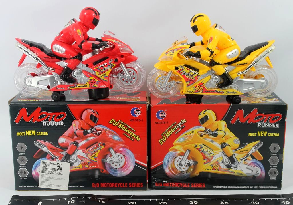 Sepeda Motor B/O Moto Runner 578-1 Box @60