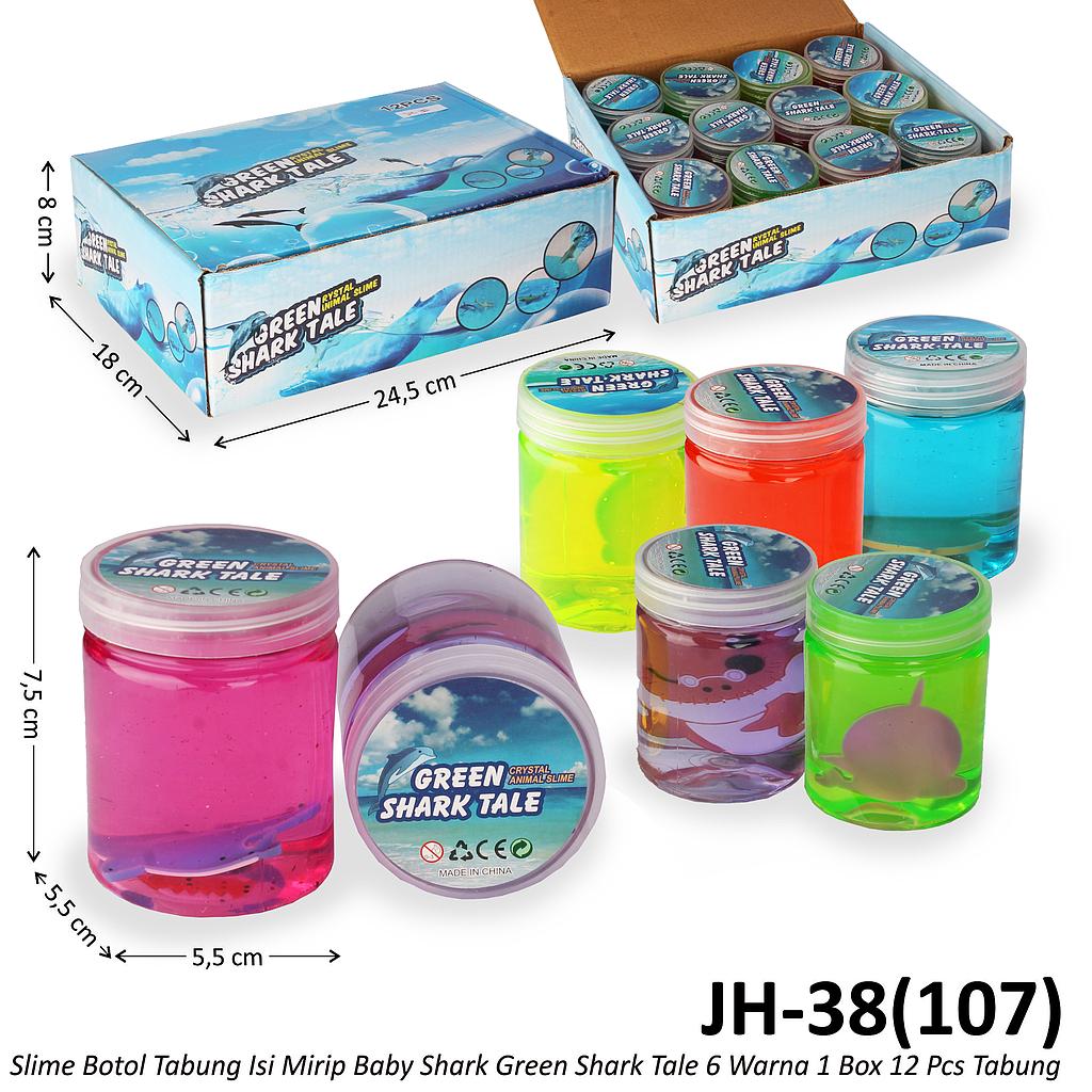 Slime Tabung Isi Karakter Crystal Mud 1 Box 12 Pcs Tabung @144