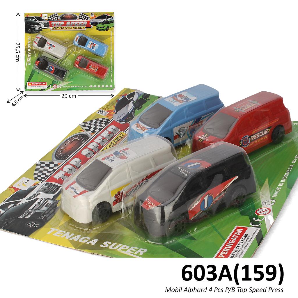 Mobil Alphard 4 Pcs P/B Top Speed Press @120