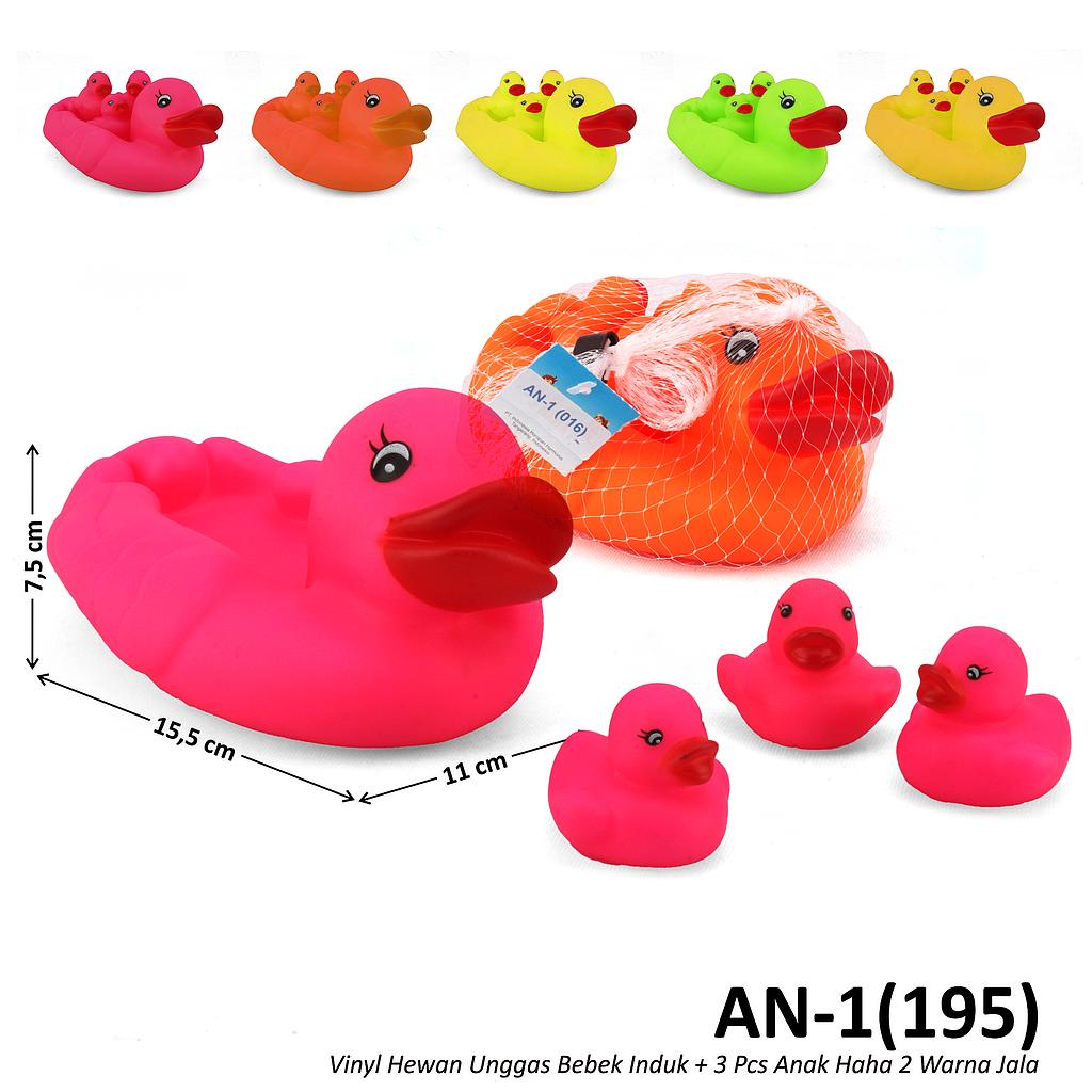 Vinyl Bebek Induk dan Anak 3 Pcs Haha Jala @192