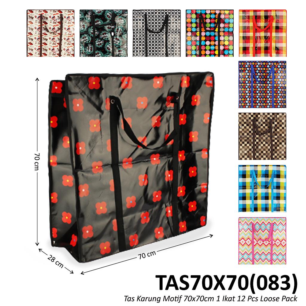 Tas Laundry Motif 70x70 cm 1 Ikat 10 Pcs Loose Pack @120