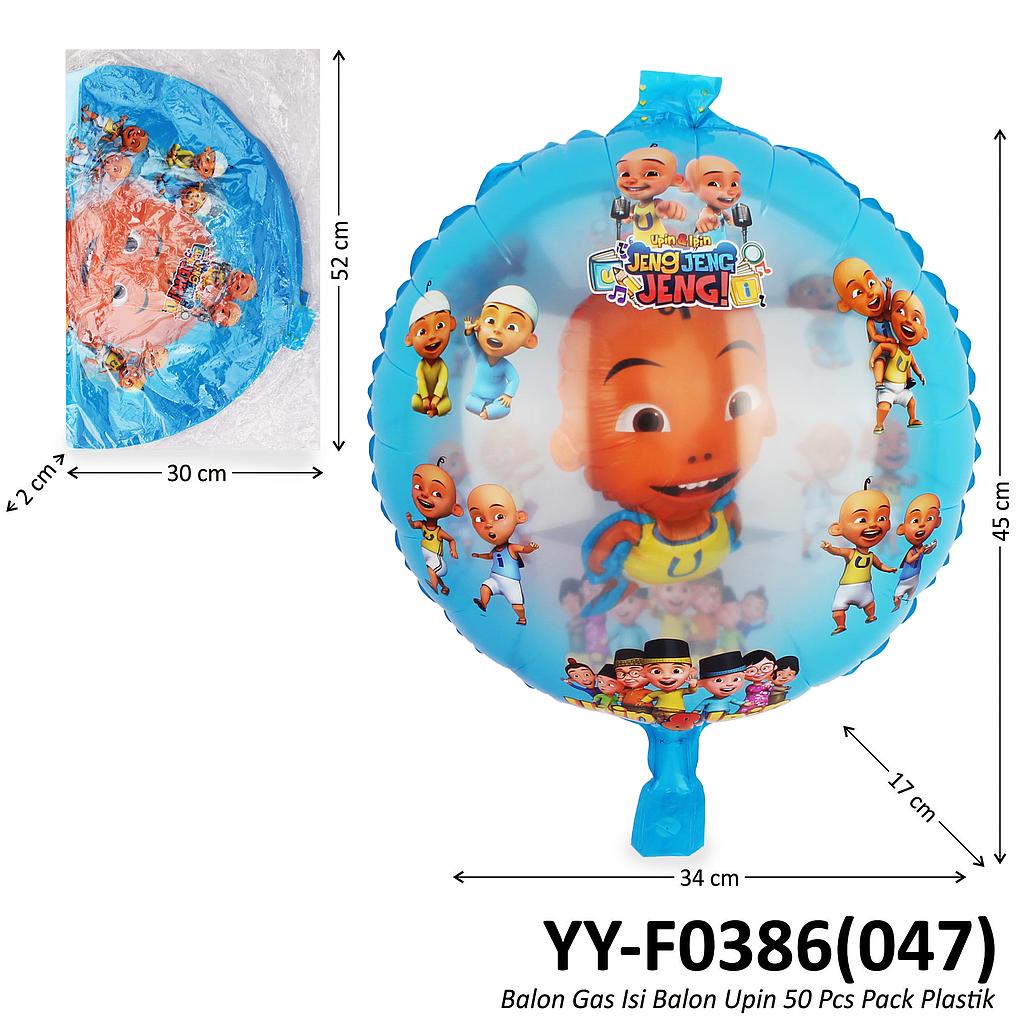 Balon Gas Isi Balon Upin 50 Pcs Pack Plastik @60