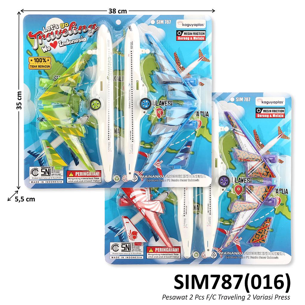 Pesawat 2 Pcs F/C Traveling 2 Variasi Press @84