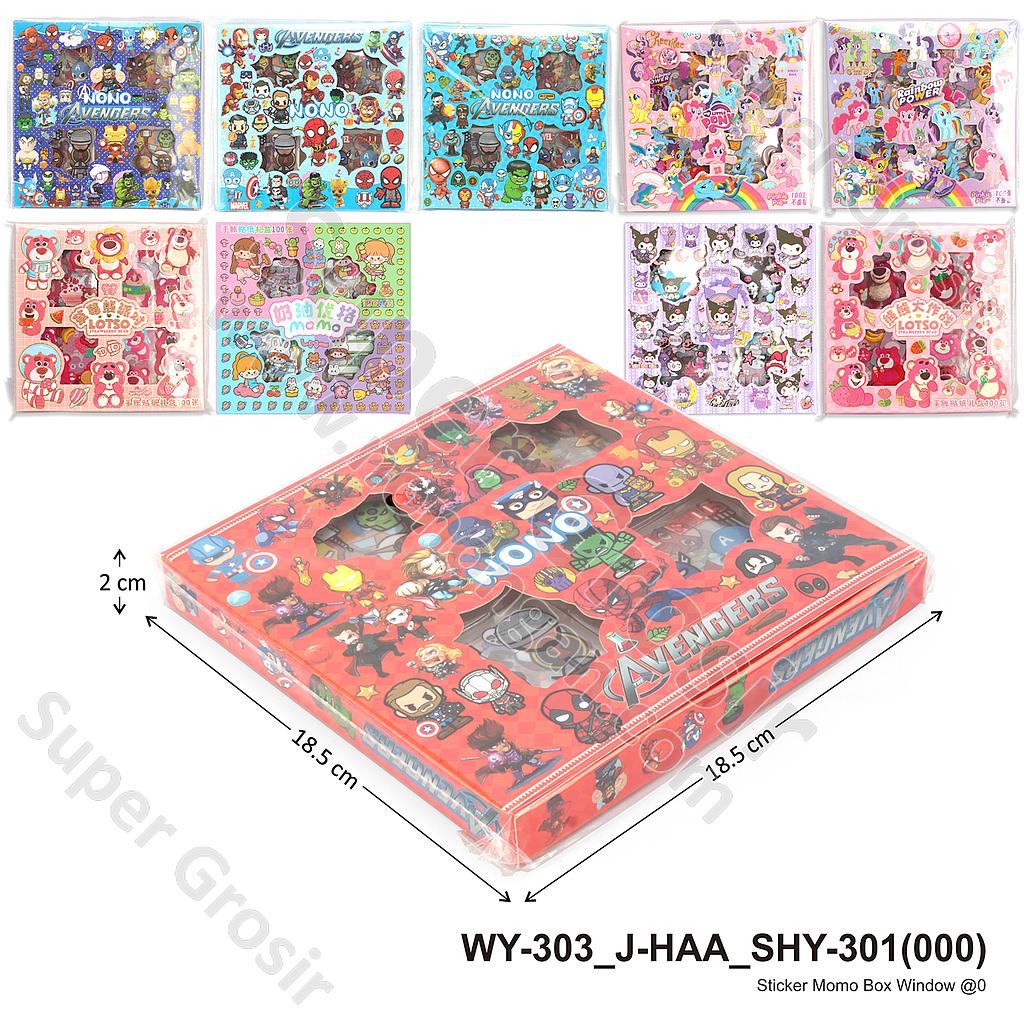 Sticker Momo Karakter Box Window @360