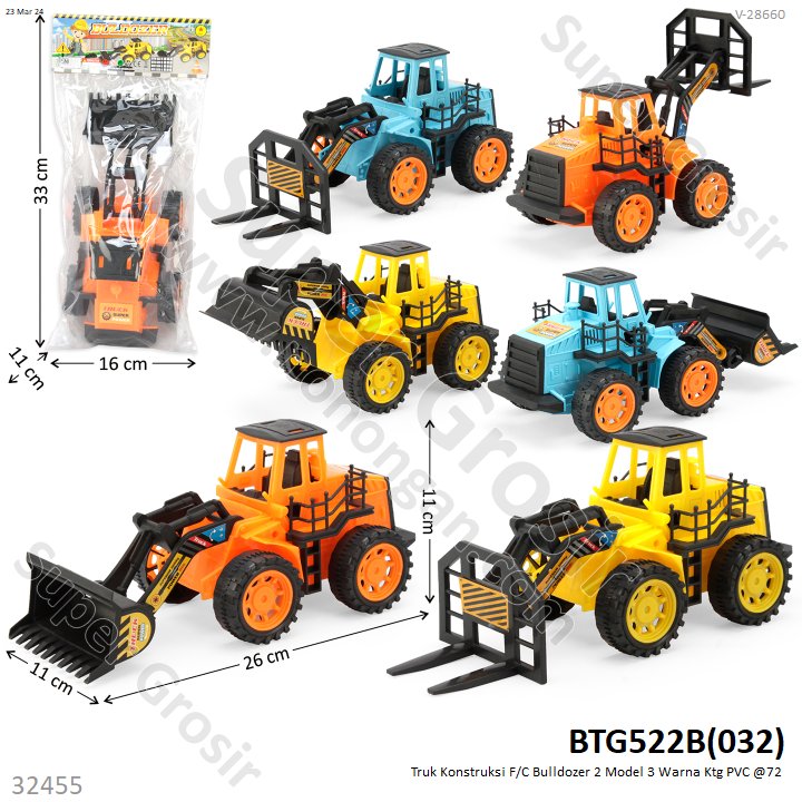 Truk Konstruksi F/C Buldozer Ktg PVC @72