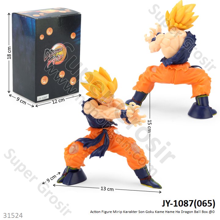 Action Figure Son Goku Kame Hame Ha Dragon Ball Box @0
