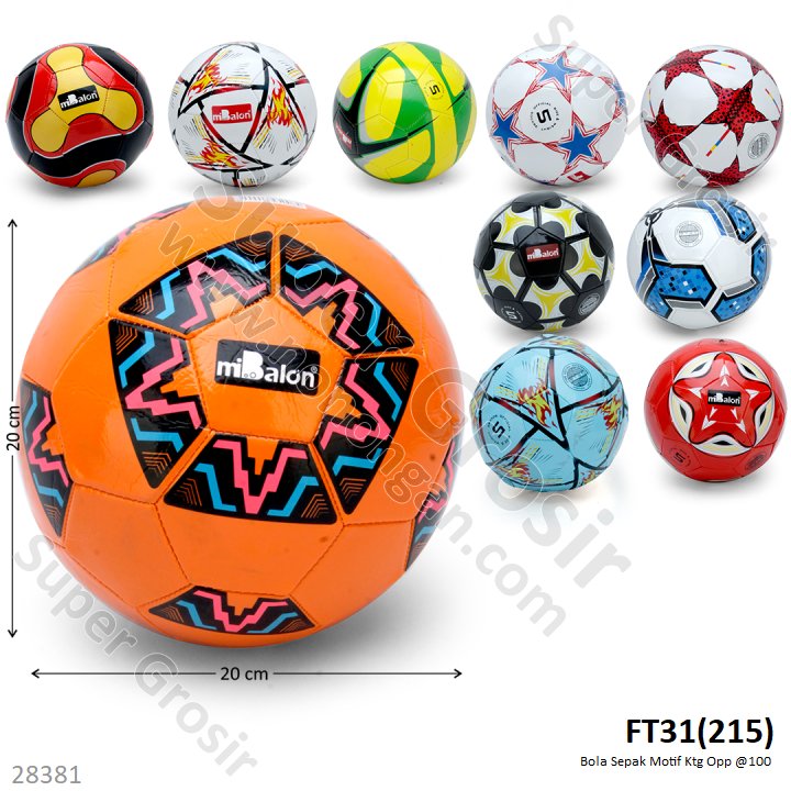 Bola Futsal Motif Mibalon Ktg Opp @100