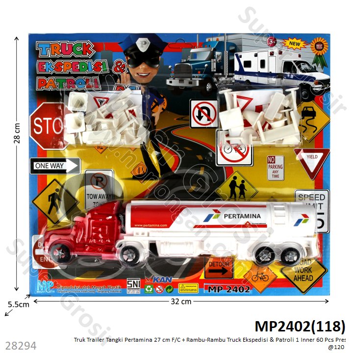 Truk Trailer Tangki Pertamina Set Rambu-Rambu F/C 27 cm Truck Ekspedisi &amp; Patroli 1 Inner 60 Pcs Press @120