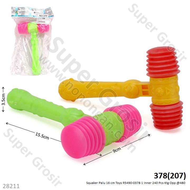 Squeaker Palu 16 cm Toys R5490-0378 1 Inner 240 Pcs Ktg Opp @480