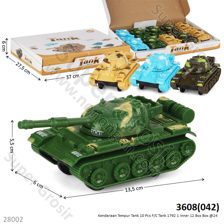 Tank F/C 14 cm Tank 1792 1 Box 10 Pcs 1 Inner 120 Pcs Loose Pack @240