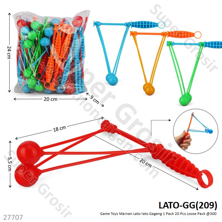 Lato-lato Gagang 1 Pack 20 Pcs Loose Pack @300