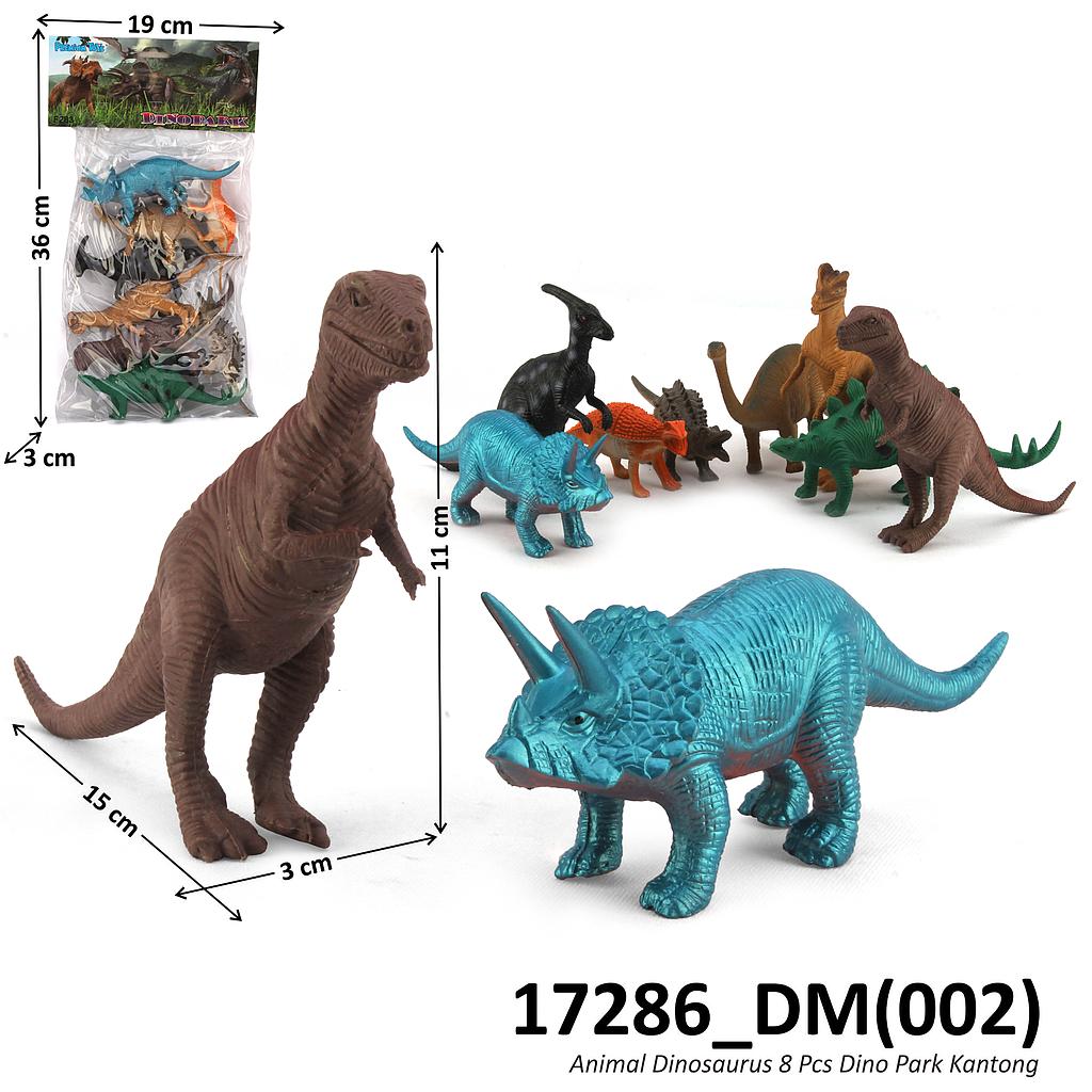 Dinosaurus Kantong 8 Pcs Dino Park 1 Inner 36 Pcs Ktg PVC @72