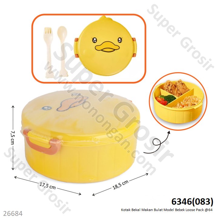 Lunch Box Bebek Loose Pack @64